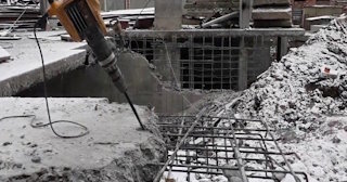Демонтаж монолитного перекрытия в зиме - Профессиональная разборка от 838 руб.