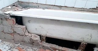 Демонтаж ванной комнаты в зиме - стоимость работ от 838 руб. | Сварной-Зма
